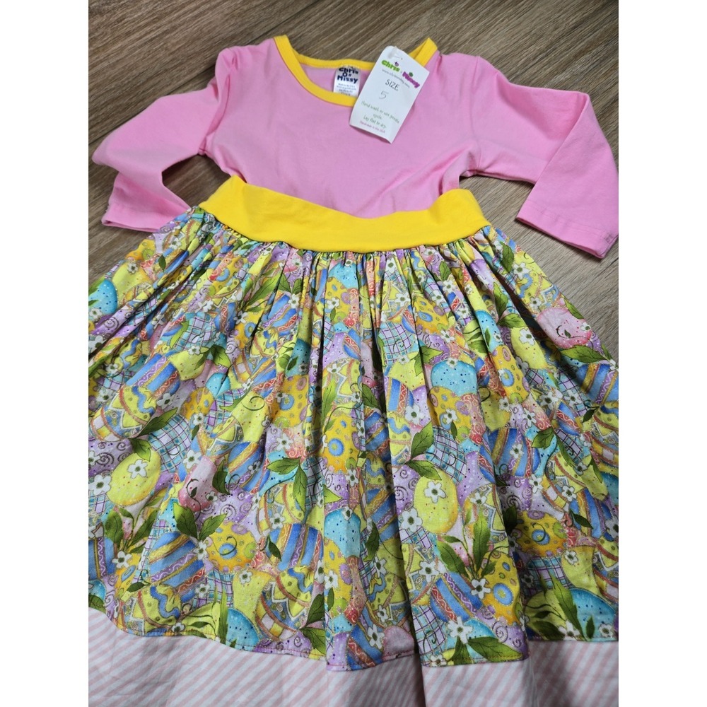 Chris N Missy Girls Size 5 Easter dress! Boutique, Handmade! New with Tags